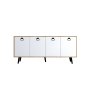 HANAH HOME Komoda Mirza Modern 180 Sapphire Oak White - slika 4