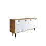 HANAH HOME Komoda Mirza Modern 180 Sapphire Oak White - slika 5