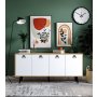 HANAH HOME Komoda Mirza Modern 180 Sapphire Oak White - slika 1