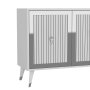HANAH HOME Komoda Benner White Silver - slika 5