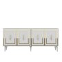 HANAH HOME Komoda Samba White Gold - slika 3