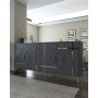 HANAH HOME Komoda Simge Anthracite Gold - slika 2