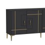 HANAH HOME Komoda Simge Anthracite Gold - slika 5