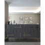 HANAH HOME Komoda Simge Anthracite Gold - slika 1