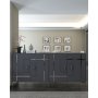 HANAH HOME Komoda Simge Anthracite Silver - slika 1