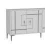 HANAH HOME Komoda Simge White Silver - slika 5