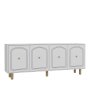 HANAH HOME Komoda Hazal White - slika 4