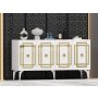 HANAH HOME Komoda Lotus White Gold - slika 2