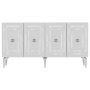 HANAH HOME Komoda Lotus White Silver - slika 4