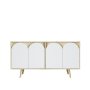 HANAH HOME Komoda Venezia 150 Sapphire Oak White - slika 4