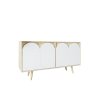 HANAH HOME Komoda Venezia 150 Sapphire Oak White - slika 5