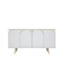 HANAH HOME Komoda Venezia 150 Sapphire Oak White v2 - slika 4