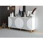 HANAH HOME Komoda Arventa White - slika 2