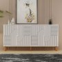 HANAH HOME Komoda Desso White - slika 1