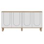 HANAH HOME Komoda Elaris Sapphire Oak White - slika 4