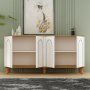 HANAH HOME Komoda Fayron Sapphire Oak White - slika 3
