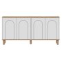 HANAH HOME Komoda Fayron Sapphire Oak White - slika 4