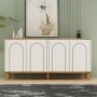 HANAH HOME Komoda Fayron Sapphire Oak White - slika 1