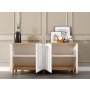 HANAH HOME Komoda Ravone Sapphire Oak White - slika 3