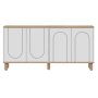 HANAH HOME Komoda Ravone Sapphire Oak White - slika 4