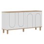 HANAH HOME Komoda Ravone Sapphire Oak White - slika 5