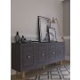 HANAH HOME Komoda Dario Bohem Anthracite - slika 2
