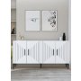 HANAH HOME Komoda Poyraz White - slika 1