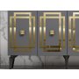 HANAH HOME Komoda Lotus Anthracite Gold - slika 3