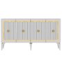 HANAH HOME Komoda Nova White Gold - slika 5