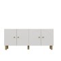 HANAH HOME Komoda Ege Sapphire Oak White - slika 3