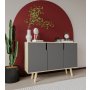 HANAH HOME Komoda Verona 120 Sapphire Oak Anthracite - slika 2