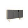 HANAH HOME Komoda Verona 120 Sapphire Oak Anthracite - slika 5