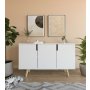 HANAH HOME Komoda Verona 120 White - slika 1