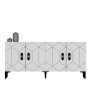 HANAH HOME Komoda Asos White - slika 3