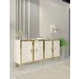 HANAH HOME Komoda Tuna White Gold - slika 2