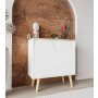 HANAH HOME Komoda Venezia 75 Sapphire Oak White - slika 2
