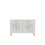 HANAH HOME Komoda Sina White Gold - slika 3