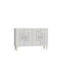 HANAH HOME Komoda Sina White Gold - slika 4