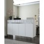 HANAH HOME Komoda Swiss White Silver - slika 2