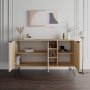 HANAH HOME Komoda Clara Console Oak - slika 2