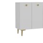HANAH HOME Komoda Betty White Gold - slika 5