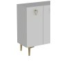 HANAH HOME Komoda Leyla White Gold - slika 5