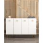 HANAH HOME Komoda Leyla White Gold - slika 1