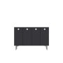 HANAH HOME Komoda More Anthracite Silver - slika 3