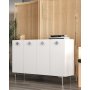 HANAH HOME Komoda More White Silver - slika 2