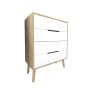 HANAH HOME Komoda Flora Sapphire Oak White - slika 5
