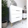 HANAH HOME Komoda Flora White - slika 2