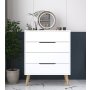 HANAH HOME Komoda Flora White - slika 1