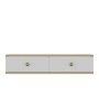 HANAH HOME Komoda Zuzu 120 Sapphire Oak White - slika 4