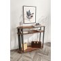 HANAH HOME Polica Caprio Walnut - slika 1